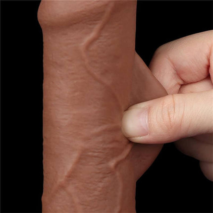 Dildo Sliding Skin 7 Brown – Realistic Pleasure Experience by secretsextoys.store