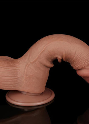 Dildo Sliding Skin 75 Brown