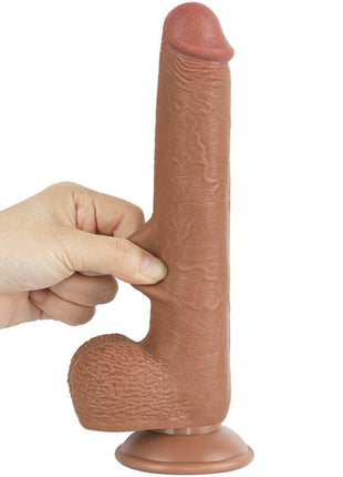 Dildo Sliding Skin 9 Brown