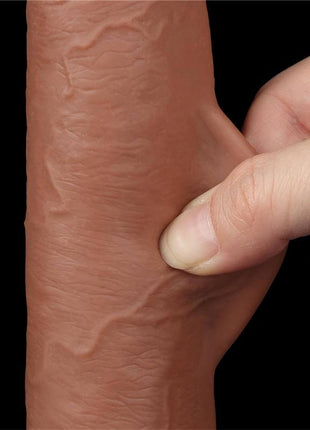 Dildo Sliding Skin 9 Brown