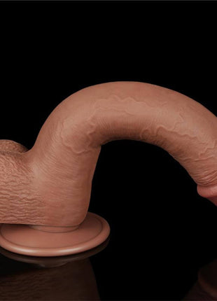 Dildo Sliding Skin 9 Brown