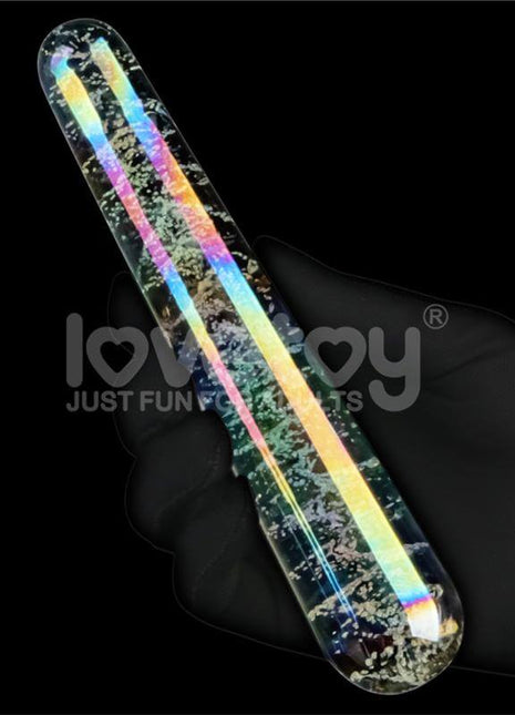 Glow in the Dark Glass Dildo Twilight Gleam Slim