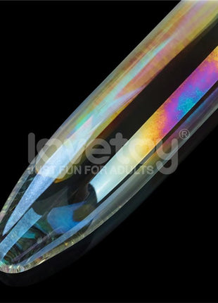 Glow in the Dark Glass Dildo Twilight Gleam Prism Glass
