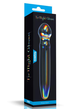 Glow in the Dark Glass Dildo Twilight Gleam Prism Glass