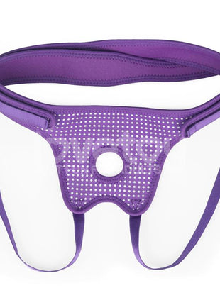 Easy Strap On Harness Polka Dots Purple