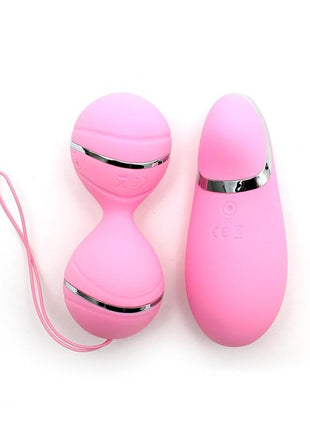 Vibrating Lay on Kegelball set Ibiza Pink