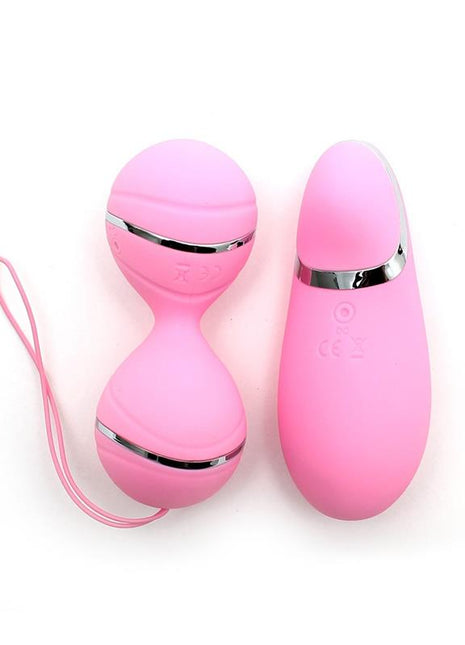 Vibrating Lay on Kegelball set Ibiza Pink