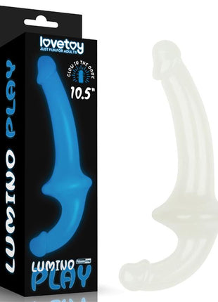 Double dildo Lumino Play Blue Light 105