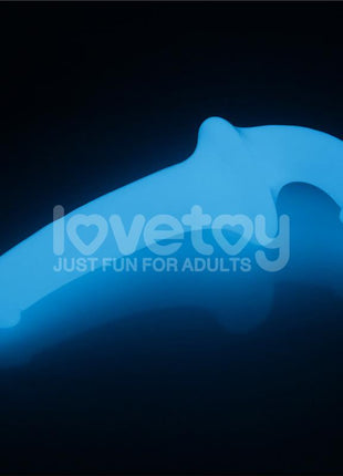 Double dildo Lumino Play Blue Light 105