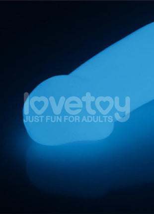 Double dildo Lumino Play Blue Light 105