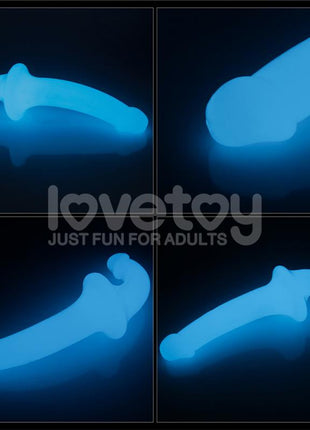 Double dildo Lumino Play Blue Light 105