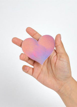 Wow Boobs Nipple Covers Heart Shapped Holographic
