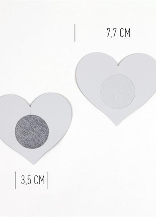 Wow Boobs Nipple Covers Heart Shapped Holographic