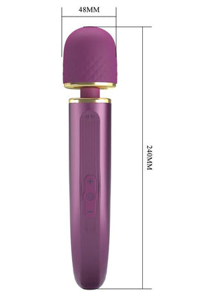 Vibrating Wand Silicona Purple
