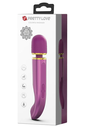 Vibrating Wand Silicona Purple