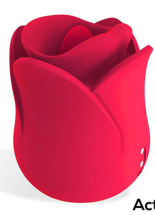 Meryl Vibe Stimulator Rose Shaped with Tongue 2 Motors
