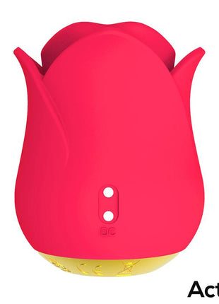 Meryl Vibe Stimulator Rose Shaped with Tongue 2 Motors