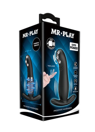 Prostate Massager with Ticling Beads and Vibration