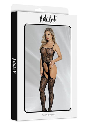 Lilly Open Bodystocking with Garters