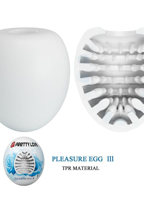 Masturbator Egg Pleasure Egg III White