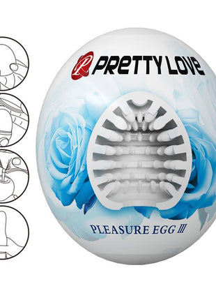 Masturbator Egg Pleasure Egg III White