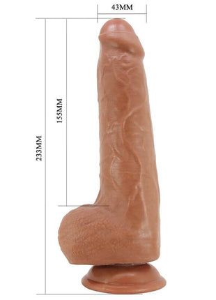 Sliding Skin Realistic Dildo with Testicles 23.3 cm
