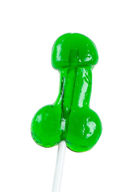 Penis Shaped Lollipop Mojito Flavor with Alcohol