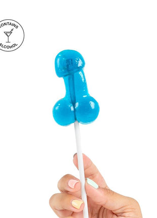Penis Shaped Lollipop Gin Tonic Flavor with Alcohol
