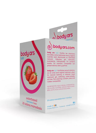 Single dose Water Based Lubricant Gel Acid Strawberry 20 x 4 ml