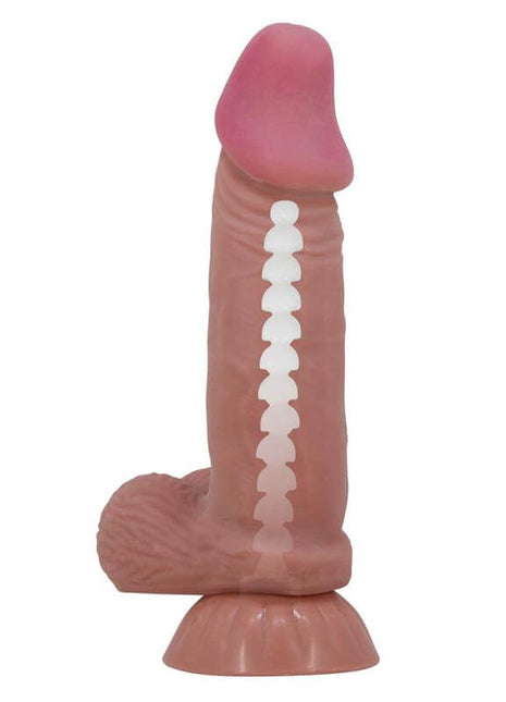 Sliding Skin Dildo Bendable 8,1
