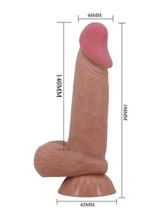 Sliding Skin Dildo Bendable 8,1
