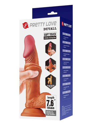 Sliding Skin Dildo Bendable 8,1