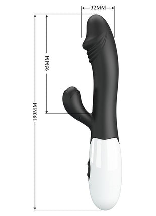 Vibrator Snappy 30 functions Black