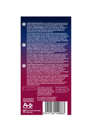 Sensual Xtra Dots 12 uds