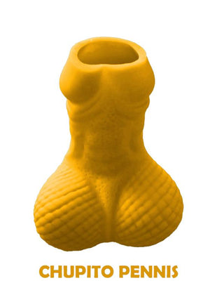 Penis Shaped Shot Glass Yellow