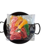Sugar Gummies in Penis Shape in a Paella Pan