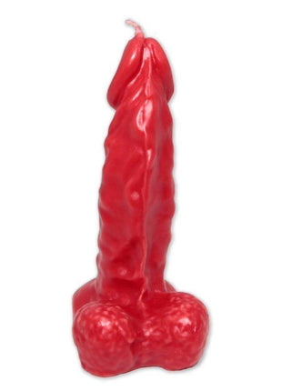 Red Penis Shaped Candle