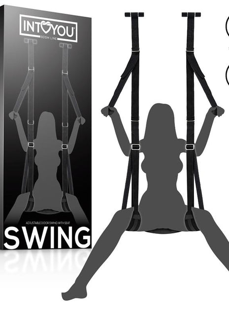 Adjustable Door Swing with Legs Support and Seat