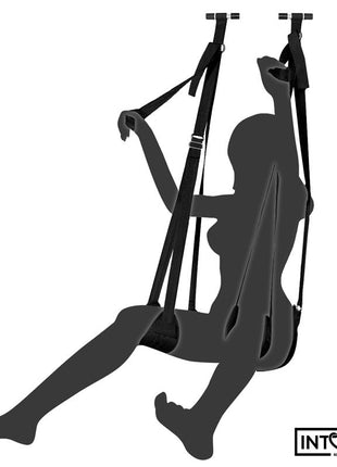 Adjustable Door Swing with Legs Support and Seat