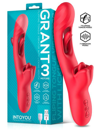 Grant Flipping Tongue with 360º Licking Mouth Vibrator