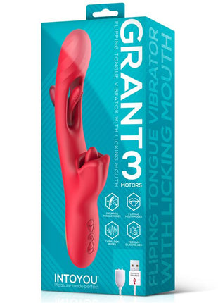 Grant Flipping Tongue with 360º Licking Mouth Vibrator