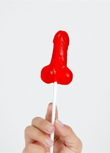 Strawberry Penis Shaped Lollipop