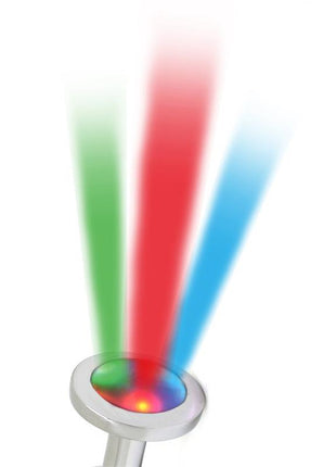 Butt Plug with Led Lights Pisa Silver