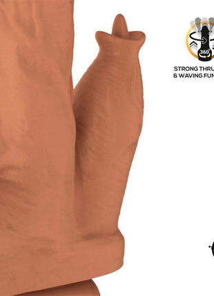 Quintus Dildo with Thrusting Waving and Vibration 9 23 cm