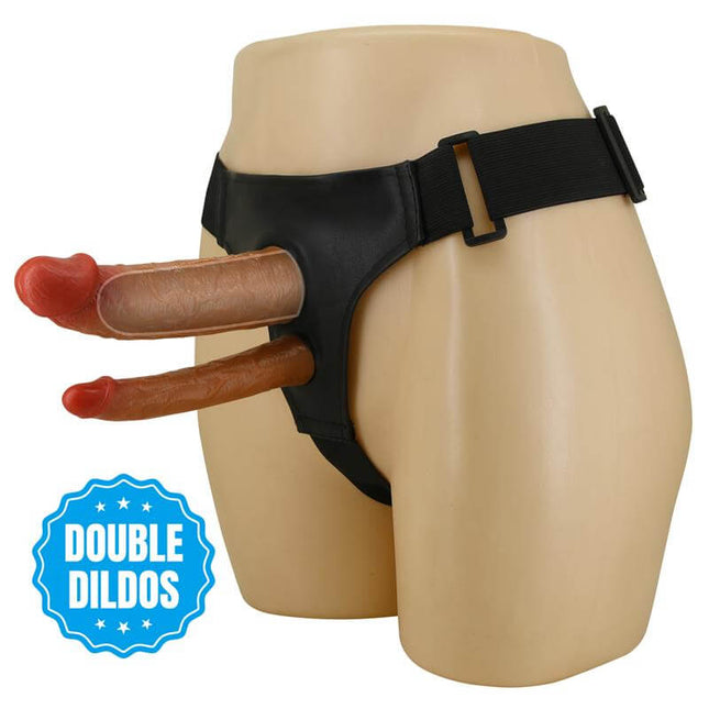 Keaven StrapOn with Hollow Double Dildo