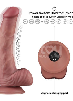 Dual Density Dildo with Vibration 9