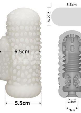 Knights Ring Vibrating Dual Purpose Sleeve Drip
