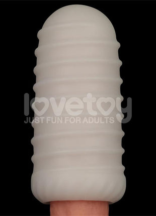 Knights Ring Vibrating Dual Purpose Sleeve Wavy