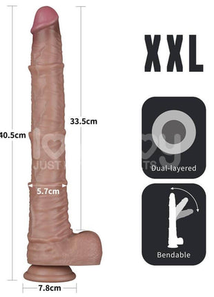 Dual Layered Bendable Dildo XXL 16