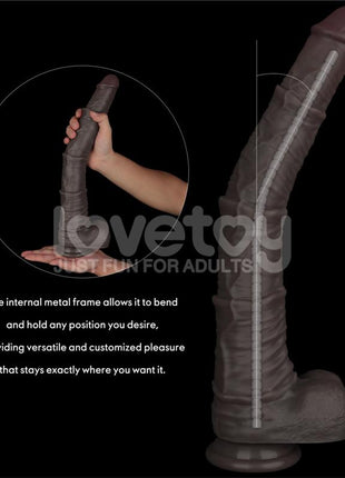 Dual Layered Bendable Dildo XXL 16